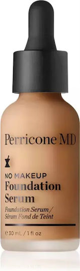 Лека фон дьо тен основа, осигуряваща естествен вид Perricone Md No Makeup Foundation Serum, нюанс Nude, обем 30 мл