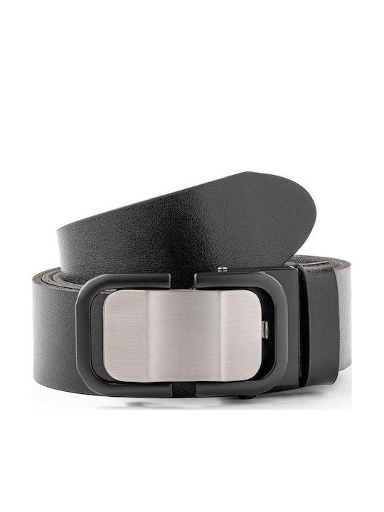 Jolar Herren Gürtel Leder Schwarz