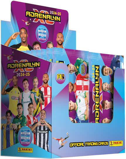 Superleague 2025 Adrenalyn Kάρτες Panini 50τεμ