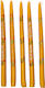 Easter Candle Round Handmade Beeswax