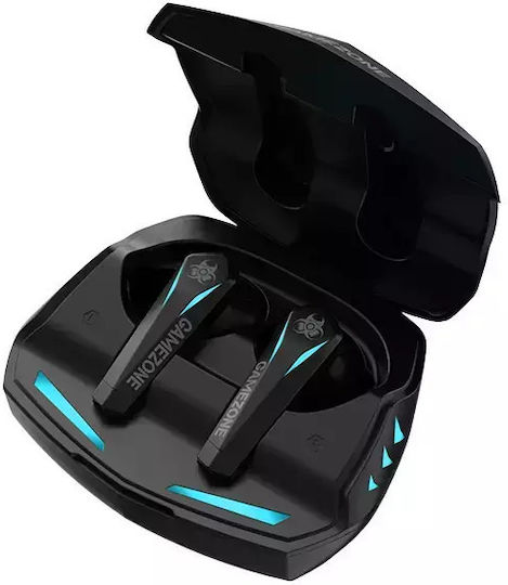 Tracer GameZone T7 PRO In ear Bluetooth хендсфри Слушалки с Устойчивост на Пот и Кутийка за Зареждане Черен