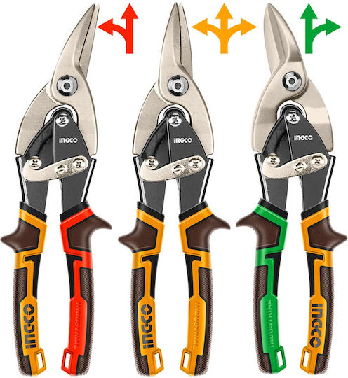 Ingco Tin Snips 250mm Set of 3 Pieces Htsnk0110