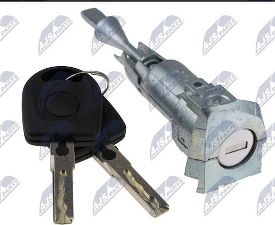 NTY Door lock with installation Front Volkswagen Touareg 2010 EZC-VW-661
