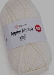 Yarnart Alpine Alpaca 150gr Col.1433 Κρέμα 20% ...