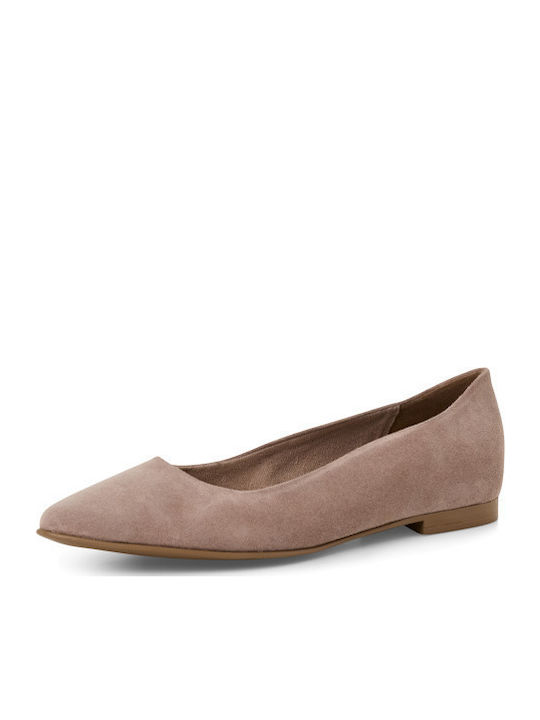Anatomic Leather Ballerinas Gray
