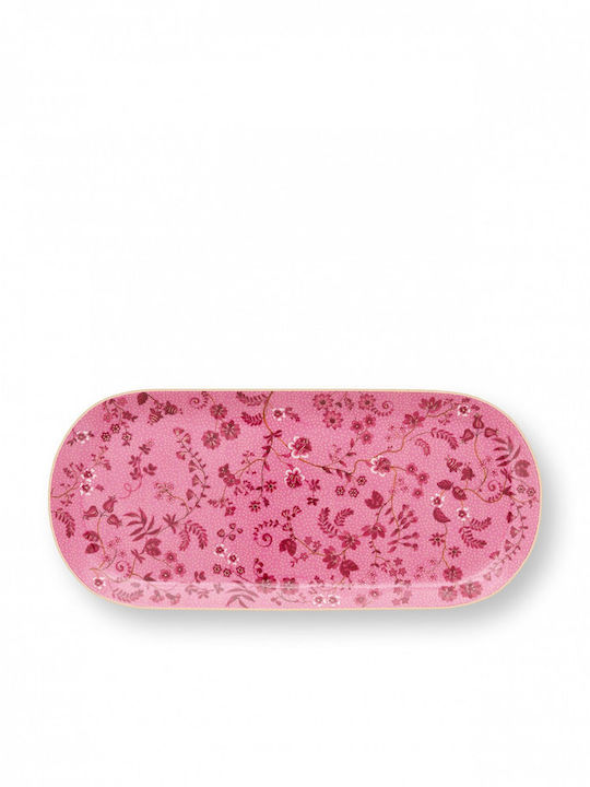 PiP Studio Plate Shallow Oval made of Porcelain Multicolour 33.3x15.5cm