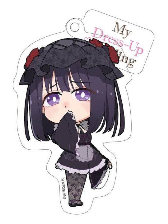 My Dress-up Darling Acryl-Schlüsselanhänger Marin Shizuku Cosplay Chibi-Stil 8 cm