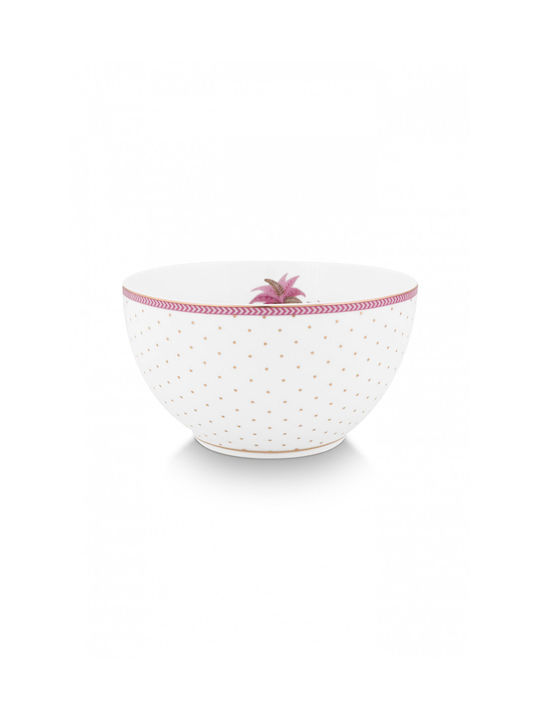 PiP Studio Servierschüssel Rund aus Porzellan mit Durchmesser 15cm