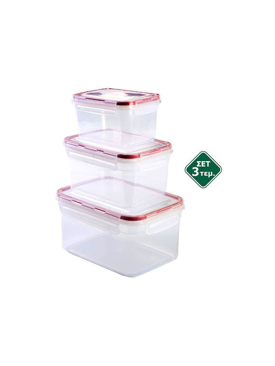 Plastic Lunch Box 3pcs