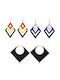 Set Ohrringe mit Diamant