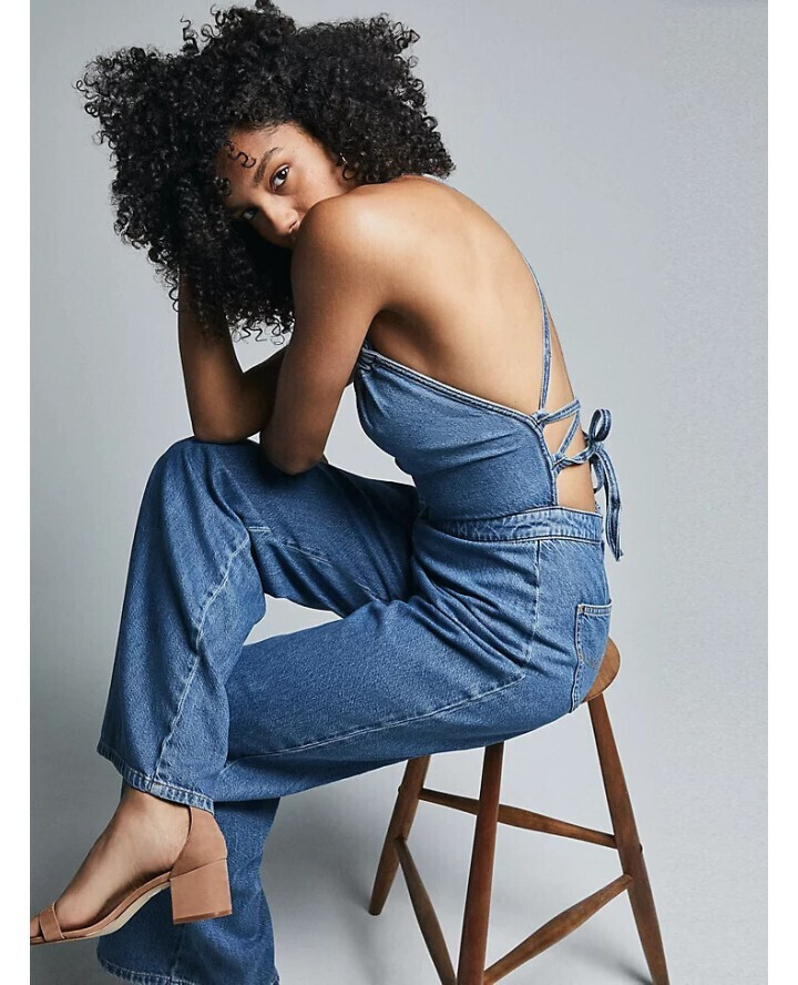 Lee Women's Denim One-piece Suit Blue 112363613 | Skroutz.mt