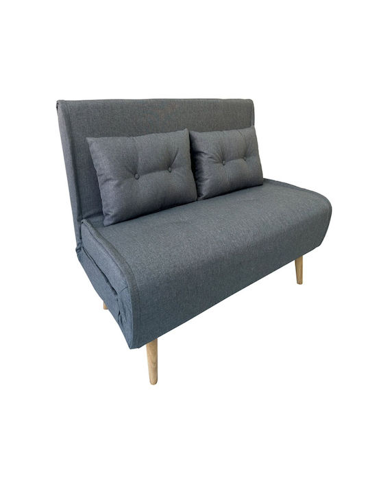Sara Zweisitzer Schlafsofa Grau 134x80x84 cm