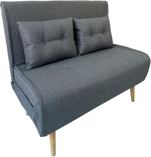 Sara Doppelsitzer Sofa Bett Grau 134x80x32cm