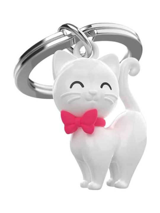 Metalmorphose Mtm341-01 Μπρελοκ White Cat Metalmorphose Mtm341-01 Μπρελοκ White Cat