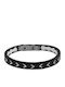 Herrenarmband aus Gummi Edelstahl Innendurchmesser 7 cm Tribute 0230270602