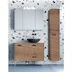 Chrisart Waschtisch mit Waschbecken & Spiegel N...