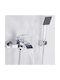 Naron Mixing Bathtub Shower Faucet Complete Set Bronze