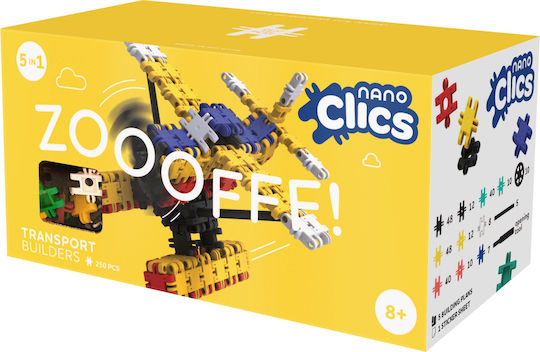 Clics Toys Bildungs-Bauklötze Clicformers für 8+ Jahre 250 Stück