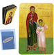 Saints Julitta & Cyricus Card-Type Magnet 8.5cmx5.5cm 50 Pieces