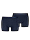 Basic Herren Boxershorts Blue Combo 2Packung