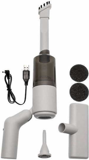 Mini Car Handheld Vacuum Rechargeable 12V 40W White