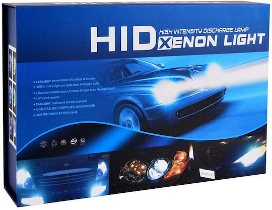 Autoline Xenon Σετ Φωτισμού Αυτοκινήτου H.i.d Slim Ballast H1 Can bus 12V 6000K Ψυχρό Λευκό