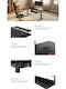 Spielbüro Holz Black mit Metallbeinen & verstellbarer Höhe 155x110x74cm