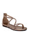Women's Flat Sandals in Black Color
