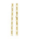 Mertzios.gr Златна Верига Врат 14K Тънка Дебелина 3.8mm и Дължина 55cm