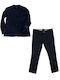 Kinderanzug Sommer 2Stück Navy