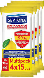 Septona Sanfte Handdesinfektionsmittel Tücher 4x15 Stück Septona Sanfte Handdesinfektionsmittel Tücher 4x15 Stück