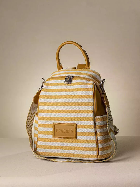 Fragola Women's Bag Backpack Yellow