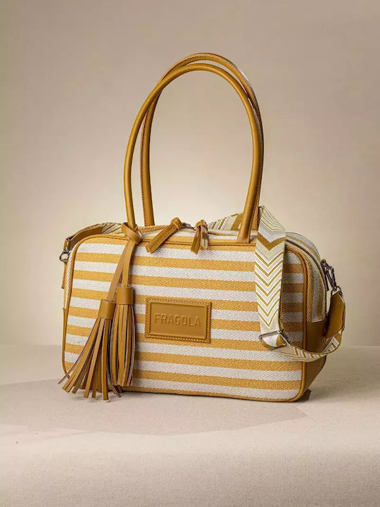 Fragola Damentasche Schultertasche Gelb