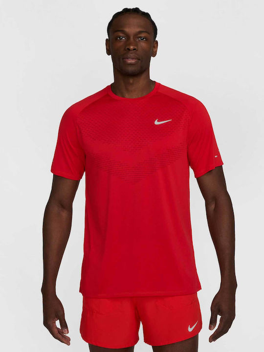 Nike Stride Dri-Fit Sportliche Herrenbluse Kurz...
