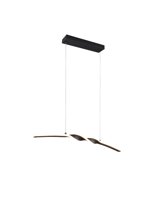 Trio Lighting Висящо Осветително Тяло Черен