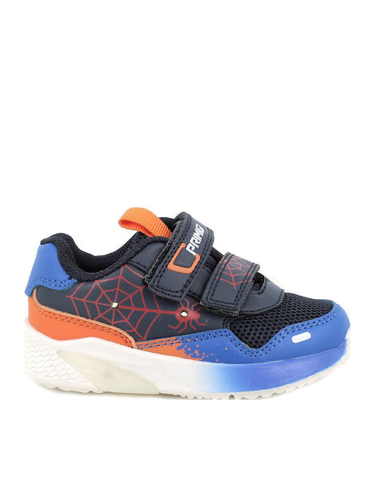 Kids Sneakers Anatomic with Scratch & Lights Blue