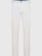 Trousers Chino Elastic in Regular Fit White