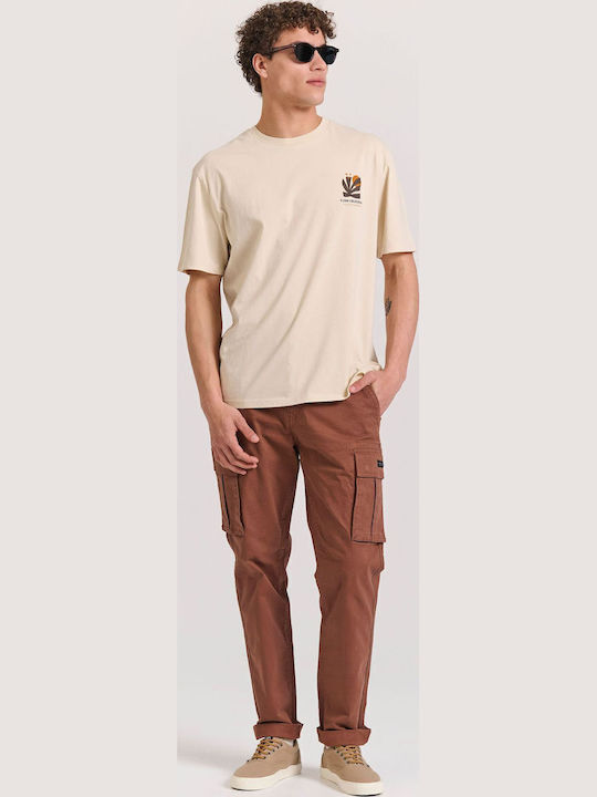 Funky Buddha Pantaloni Elastic cu Croială Norma...