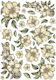 Rice Paper Decoupage Stamperia 21x29cm A4 White...