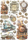 Rice Paper Decoupage Stamperia 21x29cm A4 Train
