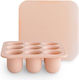Blush Mushie Babybrei-Gefrierform