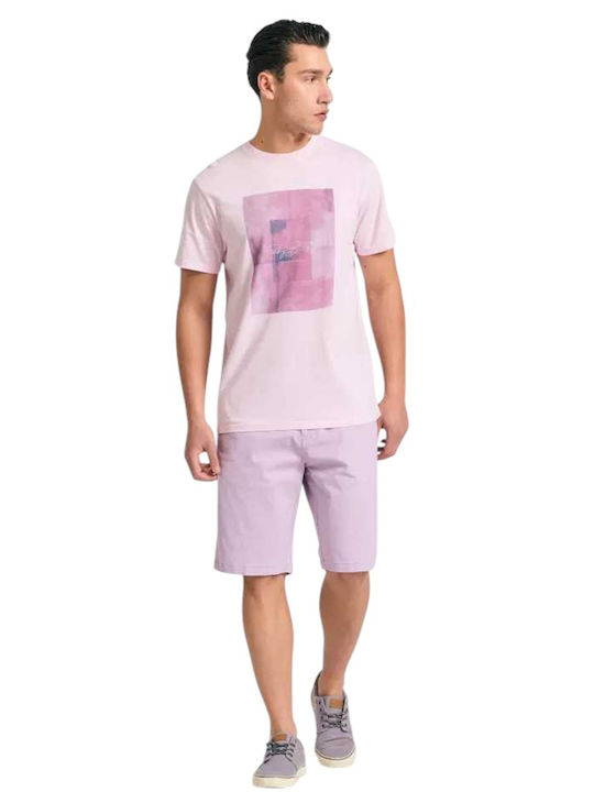 Funky Buddha Men's Shorts Chino Pink