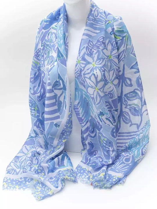 Fragola Damen Schal Blau