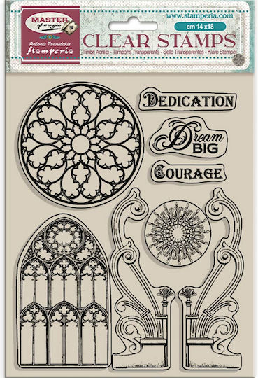 Σφραγίδα Stamperia 14×18 Cm Master Magic Gothic