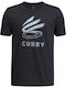 Kids' Shirt Short Sleeve Black Logo Tee