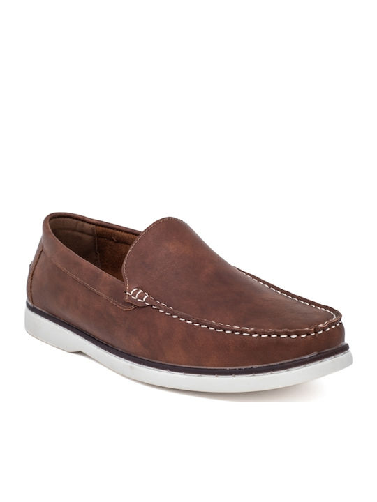 Antonio Donati Ανδρικά Boat Shoes σε Καφέ Χρώμα