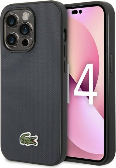 Lacoste Iconic Petit Pique Задна корица Пластмаса / Силикон Тъмносин (iPhone 14 Pro Max)