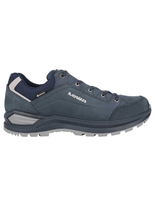 Lowa Men's Hiking Shoes Waterproof with Gore-Tex Membrane Blue