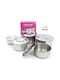 ForHome Inox Lunch Box Silver 5pcs