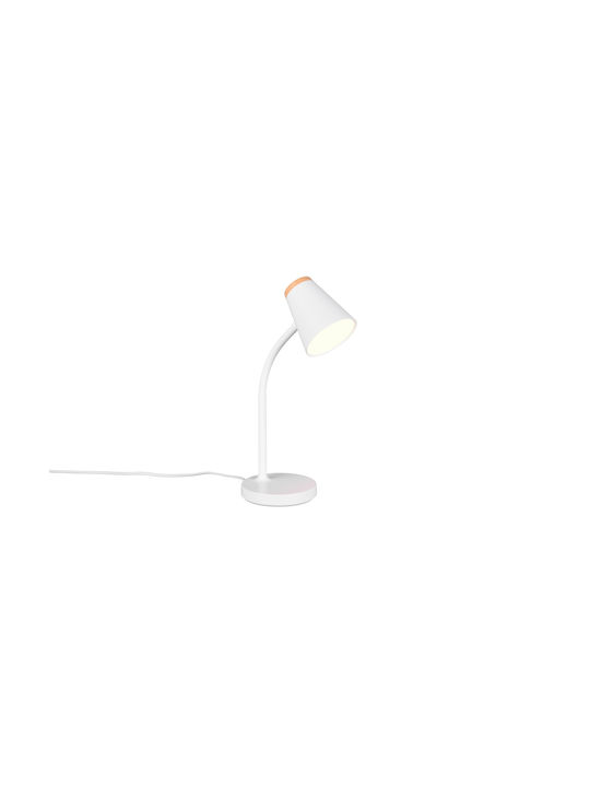 Trio Lighting Настолна Лампа за Цокъл Вграден LED в Бял Цвят